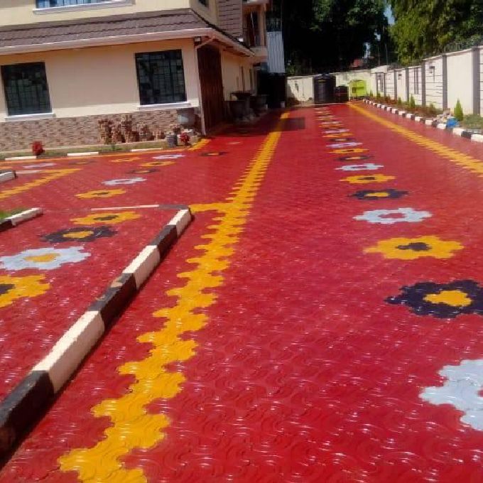 Cabros Installation for the Pathway & Driveway of a Home in Karen