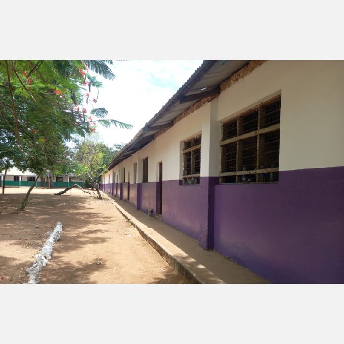 Exterior Wall Painting Services for a School in Mkomani